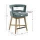 preview thumbnail 11 of 20, Madison Park Glenwood 180 degree Swivel Counter Stool Auto-Return