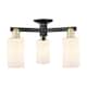 Option Black Antique Brass / Matte White