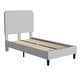 preview thumbnail 4 of 73, Upholstered Platform Bed with headboard