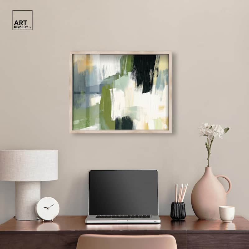 Moss Layers I Shadowbox by Art Remedy