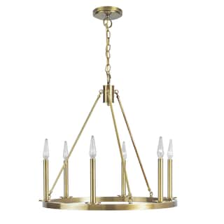 Elk Home Martin Bronze Finish  6 Light Chandelier