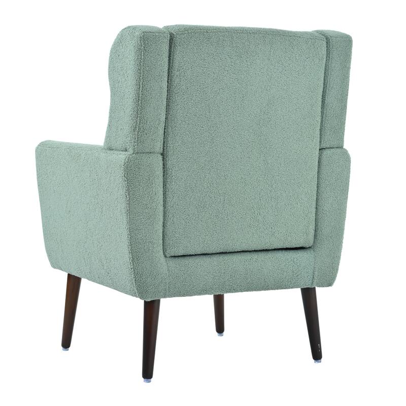 Light Green 24.21" Button Tufted Arm Chair