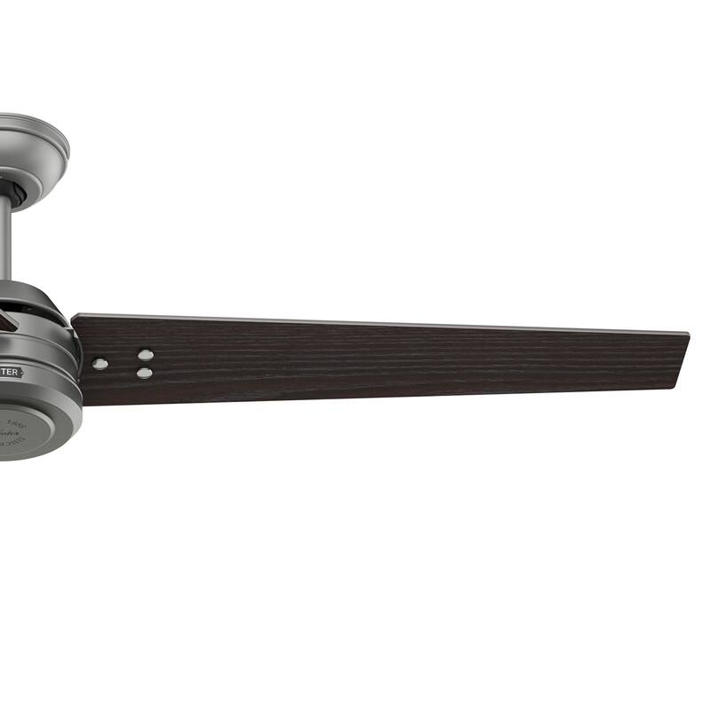 Hunter 60" Cassius ENERGY STAR® Ceiling Fan and Wall Control - Damp Rated - Farmhouse, Transitional, Industrial, Casual
