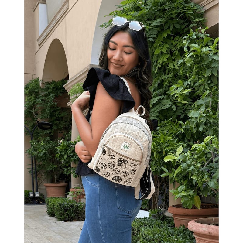 Kathmandu Collection Mini Hemp Mushroom Backpack