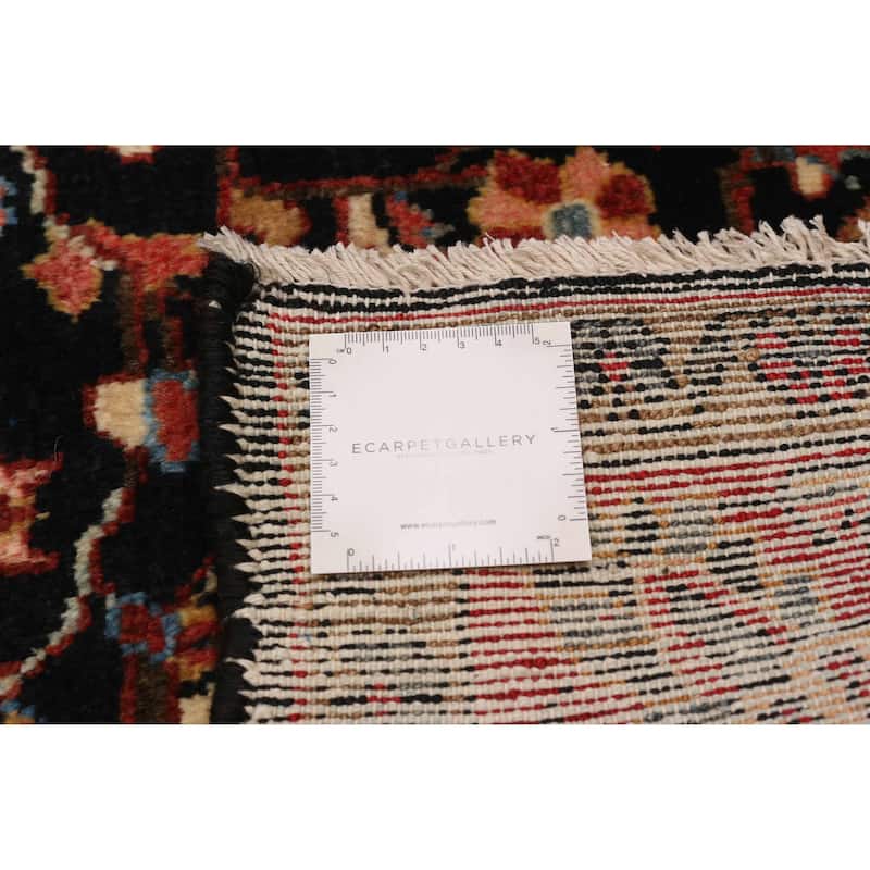 ECARPETGALLERY Hand-knotted Andelz Dark Navy Wool Rug - 4'3 x 6'4
