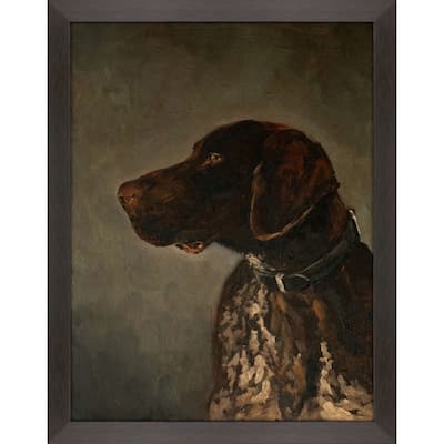 Hunting Dog Framed Art Giclee Under Glass