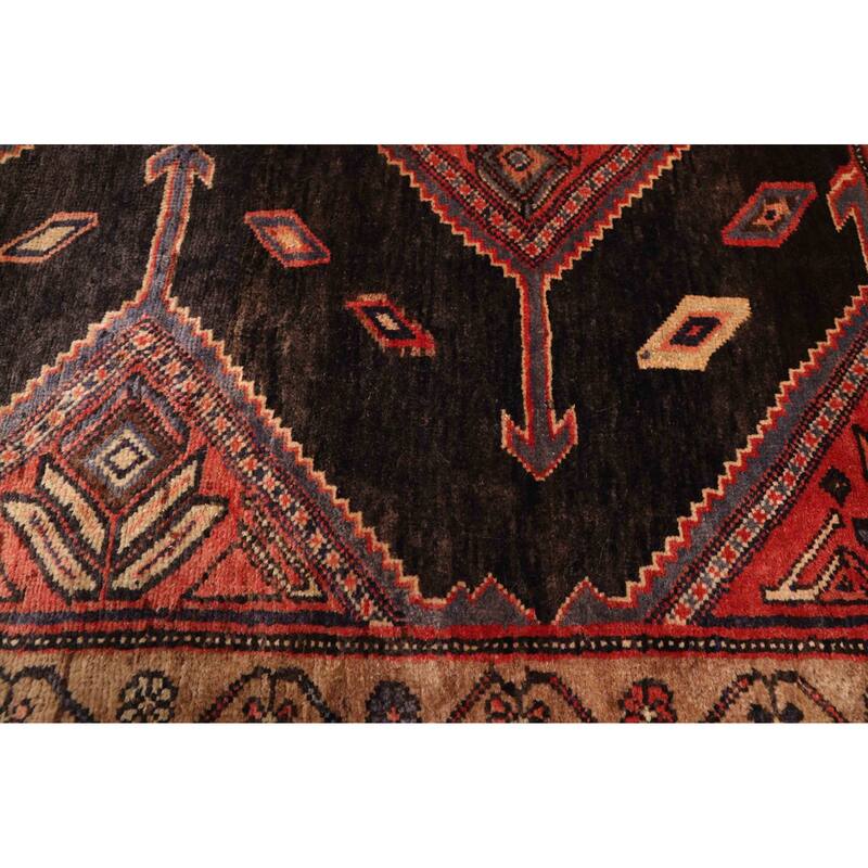 ECARPETGALLERY Hand-knotted Konya Anatolian Black Wool Rug - 5'1 x 10'3