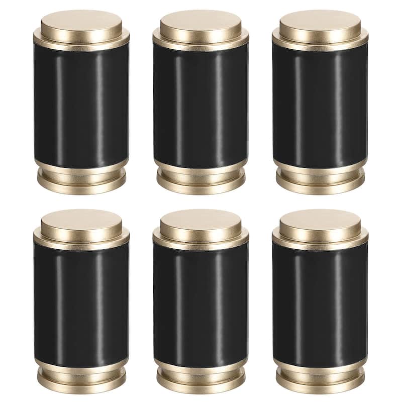 6Pcs PP Curtain Rod Finials Drapery Rail Pole Head Fits Dia. 28-30mm