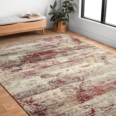 Alexander Home Lincoln Modern and Contemporary Rustic Area Rug