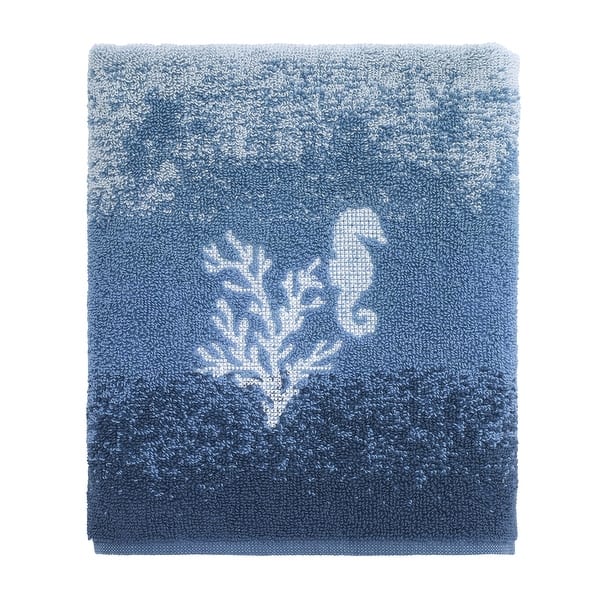 Avanti Seaside Vintage Coral Fingertip Towel NEW