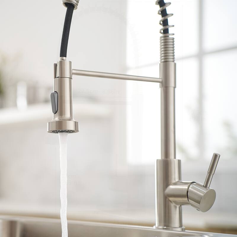 Commercial Kitchen Faucet with Pull Out Sprayer