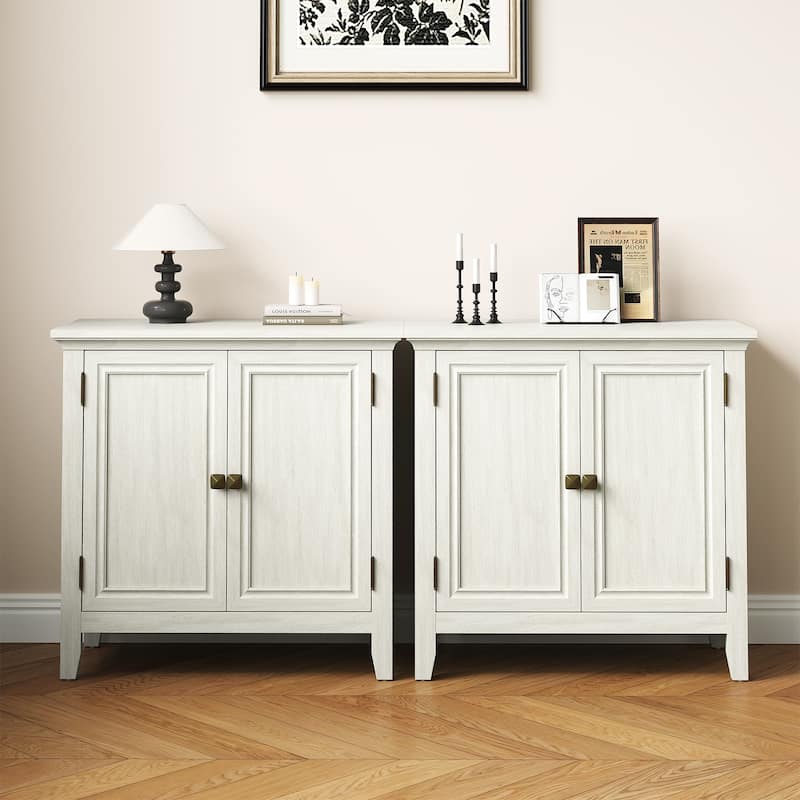 2-Door Buffet Cabinet with Adjustable Shelves