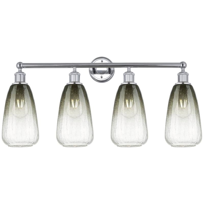 Innovations Lighting 616-4W-16-33 Brookhaven Almond Vanity Brookhaven - Polished Chrome / Slate