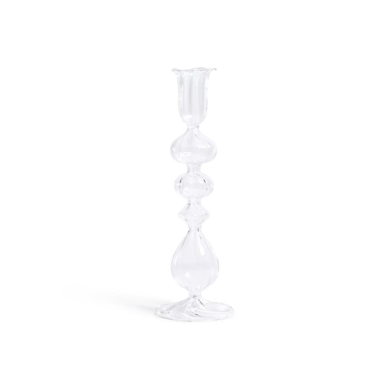 Marais Blown Glass Taper Candle Holders, Set of 4 - B-8"