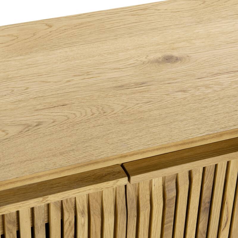 Classic Home Roya Oak Veneer Sideboard Buffet