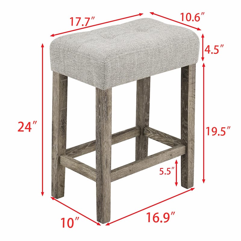 4-Piece Bar Table and Chairs Set, Dining Table Set