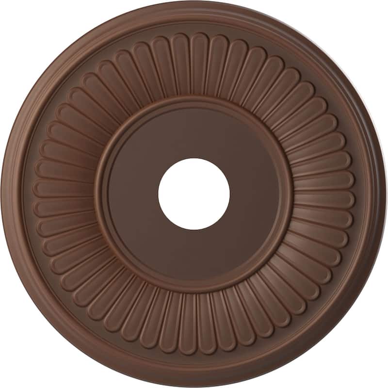 3 1/2" Inside Diameter - Berkshire Thermoformed PVC Ceiling Medallion