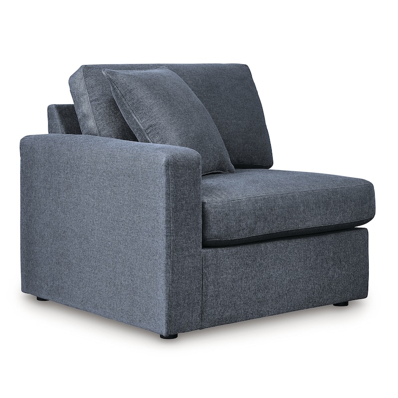 Signature Design by Ashley Modmax Blue 3-Piece Sectional with Chaise - 109" W x 68" D x 36" H