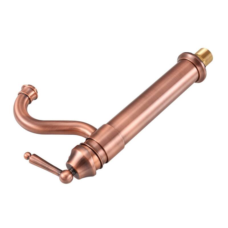 Brass Bathroom Faucets 11.75" Bathroom Faucet with Antique Copper Finish
