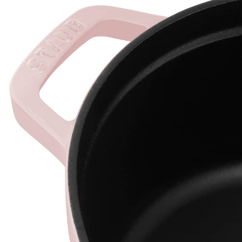STAUB Cast Iron 4-qt Round Cocotte
