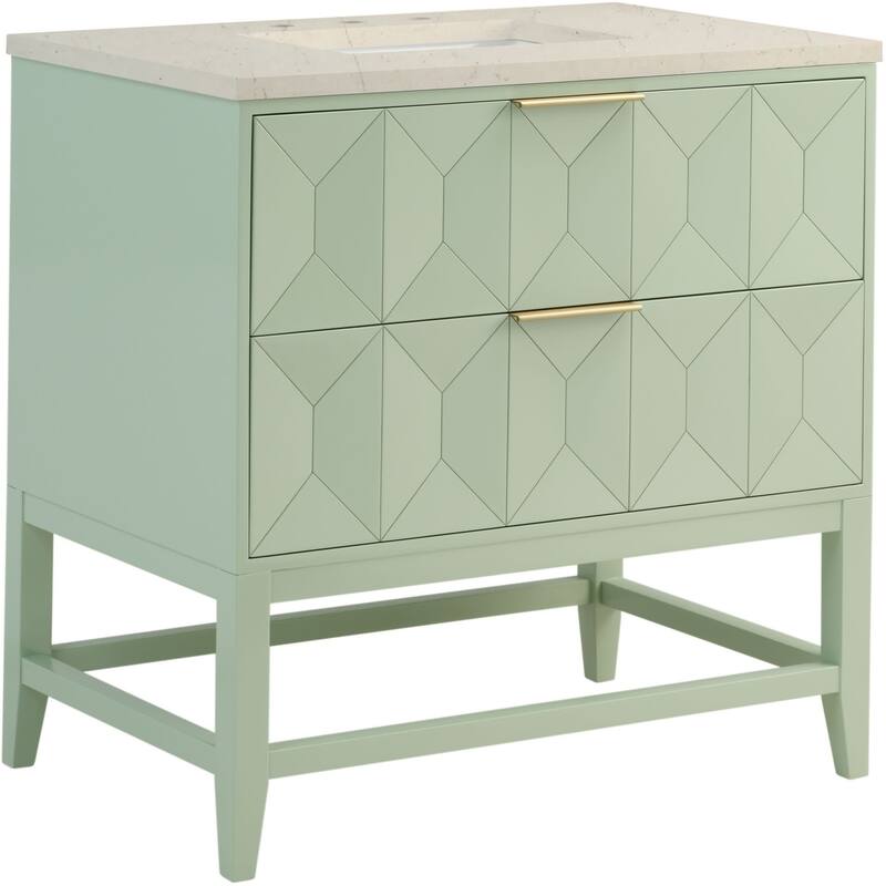 James Martin Vanities D100-V36-3EMR Emmeline 36" Free Standing Single