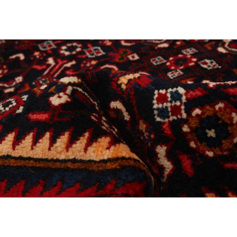 ECARPETGALLERY Hand-knotted Andelz Navy Wool Rug - 5'0 x 9'9