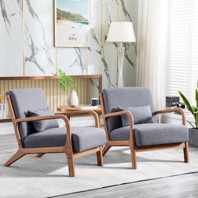 Aston Modern Solid wood Accent Chair for Living Room