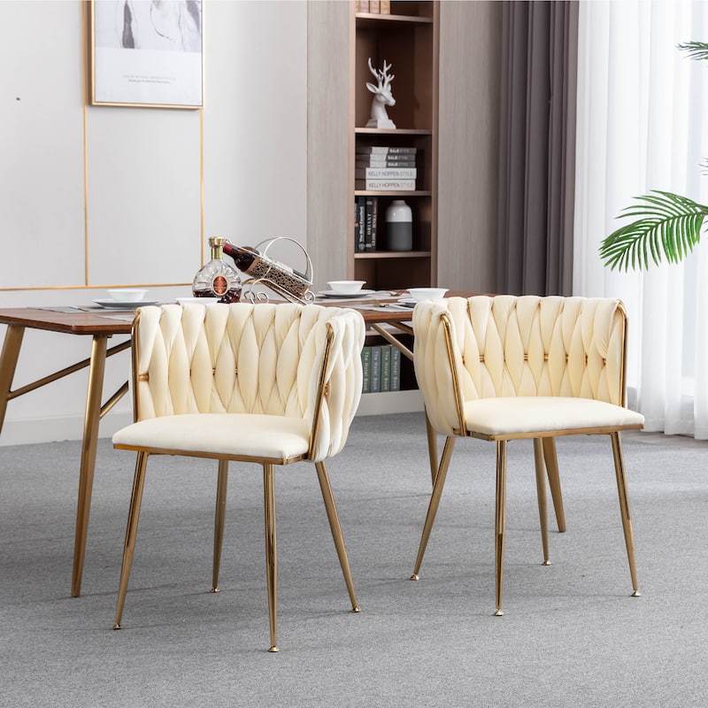 Modern Design Dining Chair with Legs,Set of 2