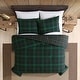 preview thumbnail 3 of 6, Eddie Bauer Woodland Tartan Green Cotton Duvet Cover Set