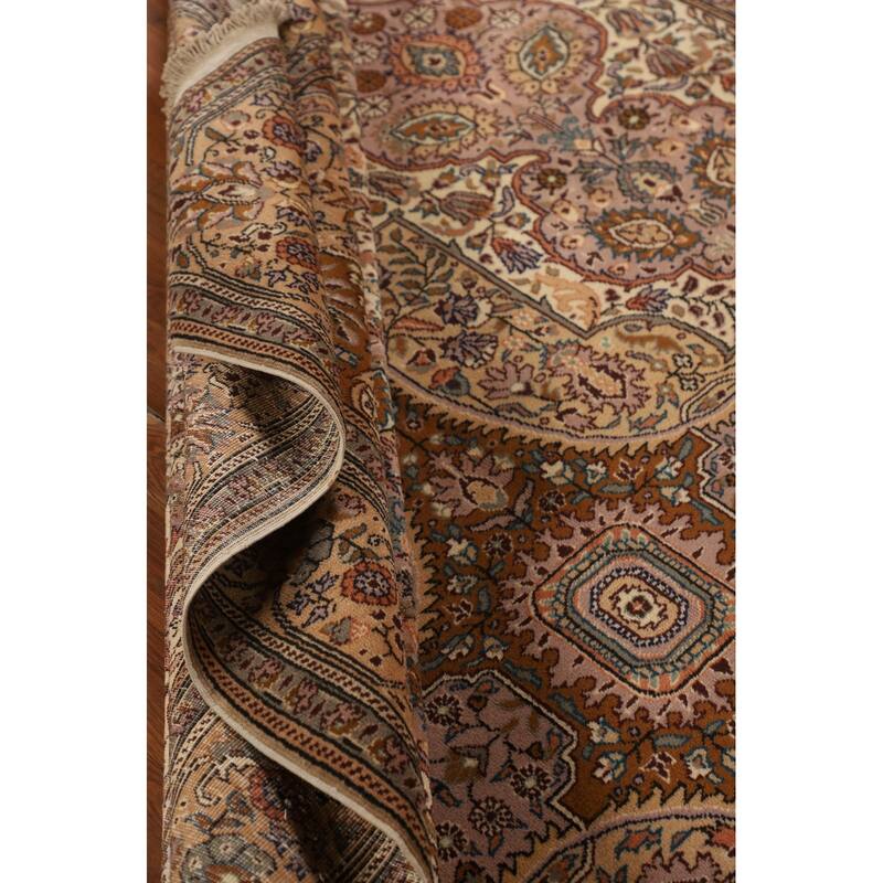 Anatolian Turkish Vintage Area Rug Handmade Bedroom Wool Carpet - 6'8" X 10'0"