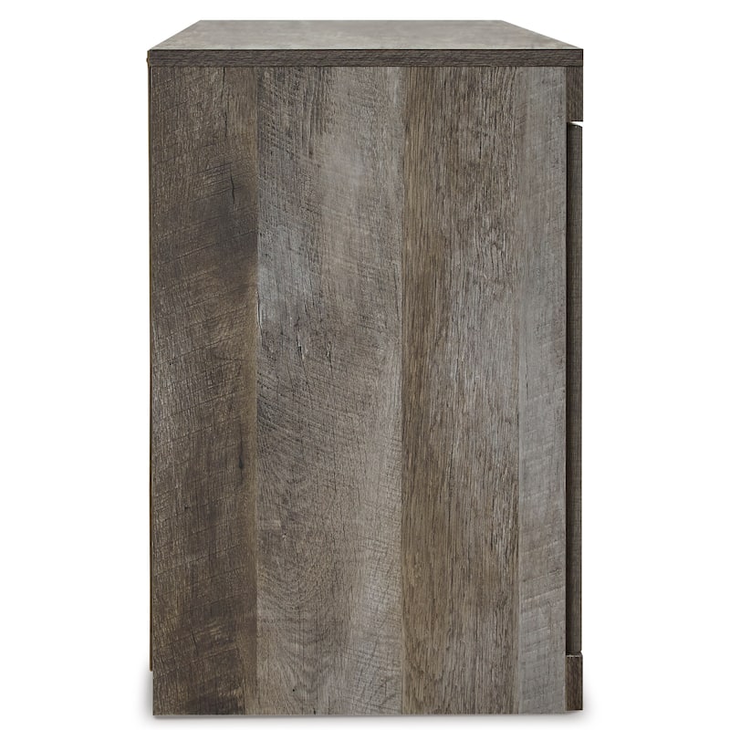 Signature Design by Ashley Wynnlow Weathered Woodgrain 60-inch TV Stand