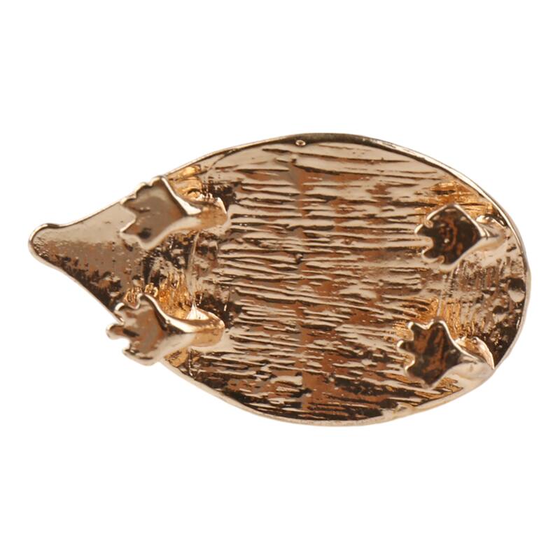 Stone Metal Decorative Object Animal Figurine Spikes Accent - 2" White - 2" x 2" x 2"