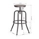 preview thumbnail 18 of 23, Carbon Loft Sofia Swivel Bar or Counter Height Stool (Set of 2)