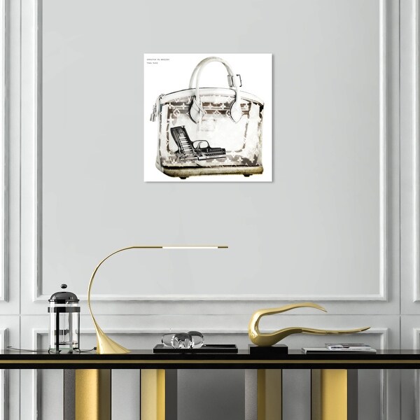 Oliver Gal 大きい 76x76cm Couture X Ray キャンバスアート Oliver Gal 'Couture X Ray Inverse' Fashion White Wall Art