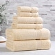preview thumbnail 151 of 188, Superior 100% Egyptian Cotton 6-Piece Towel Set Luxury, Soft & Absorbent 6-Piece - Canary