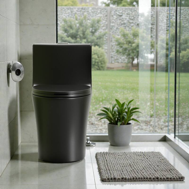 One Piece Elongated Toilet Tornado Flush. ADA Height 17 Inch. Dual Flush 1.1 1.6 GPF. MAP 1000g