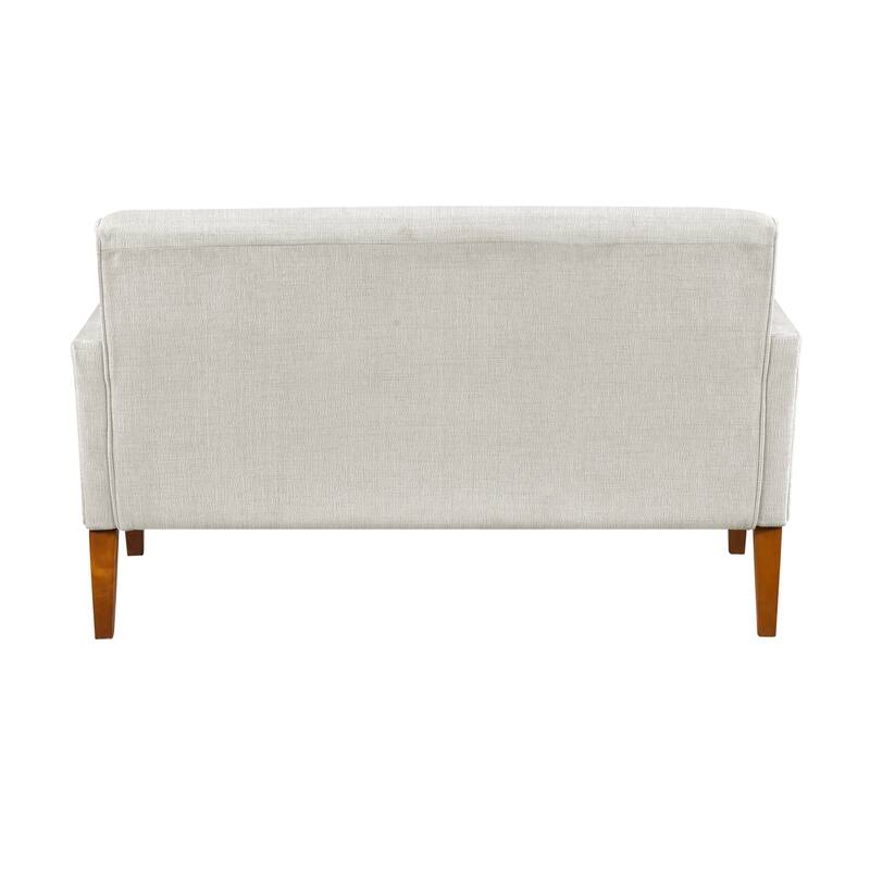 Vivian 55" Chenille Loveseat - Removable Cushion Cover with Zipper