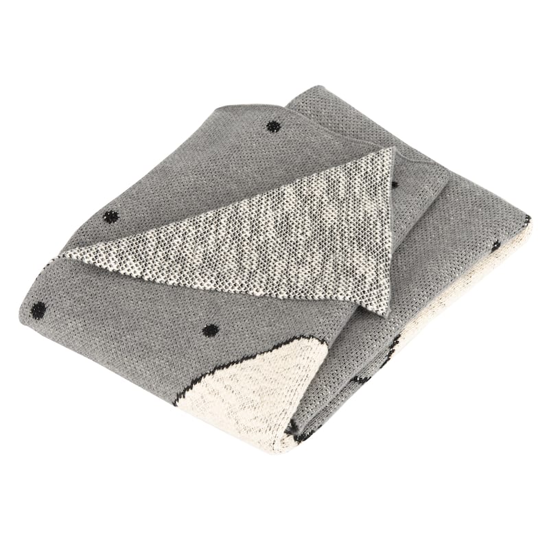 SAFAVIEH Baby Collection Ella Throw - Grey - 32" x 40"
