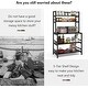 preview thumbnail 15 of 15, 5-Tier Kitchen Bakers Rack Kitchen Stand Utility Storage Cart