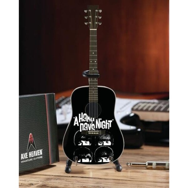 FF-002 AXE The Beatles Fab Four Hard Days Night Tribute Mini Guitar