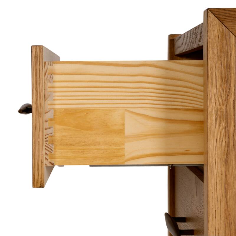 Oakley 25 in. W Rectangular Wood 2 Drawer Nightstand