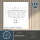 preview thumbnail 6 of 9, Vaxcel Lighting C0335 Northlake 2 Light 13" Wide Flush Mount Bowl