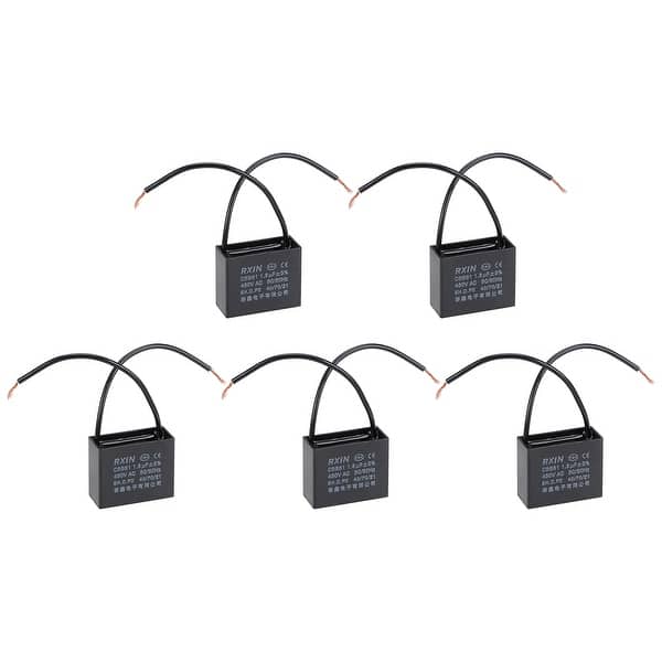 Shop 2 Wire Cbb61 Ceiling Fan Capacitor 1 8uf 450v Ac Motor