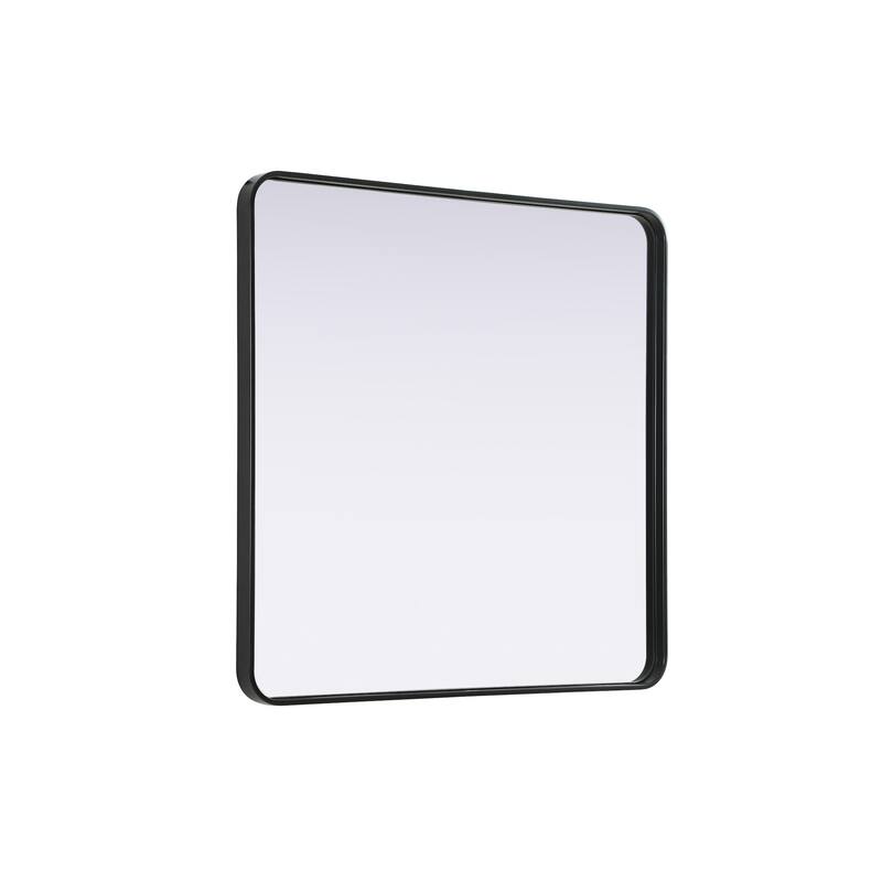 Elegant Lighting MR8A3636 Remy 36" Rectangular Flat Medium Density - Black