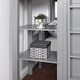 preview thumbnail 8 of 7, Twin Size Solid Pine Wood Loft Bed with Extra Bottom Twin Bed,Closet and Desk