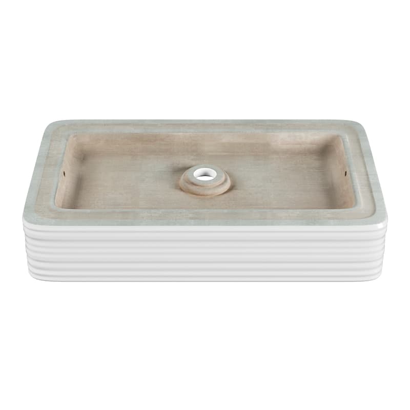 Nancy 25'' Vessel Sink In White - 26.6" x 14.95" 4.7"