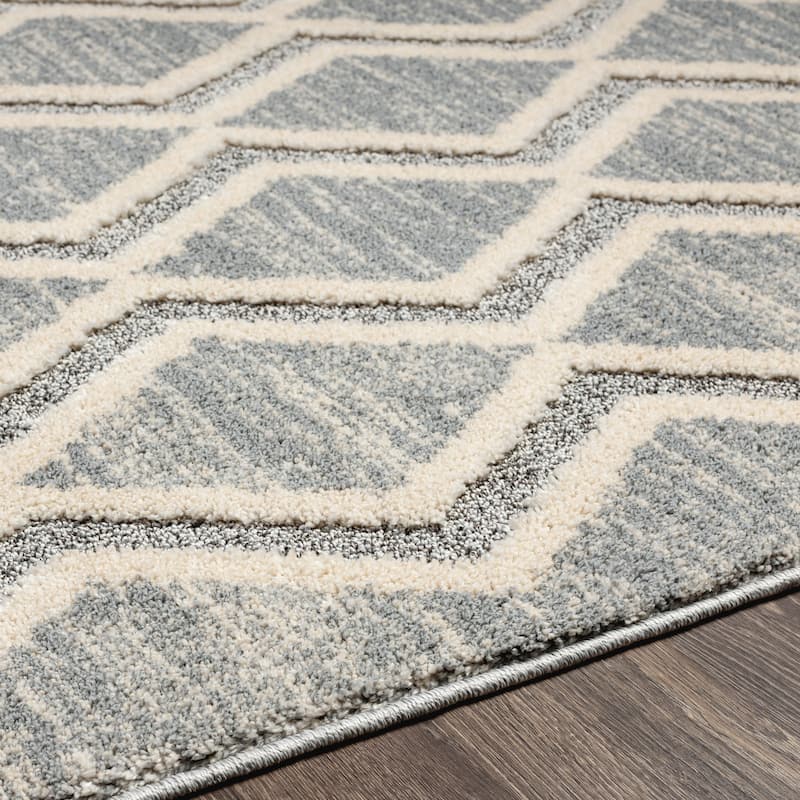 Livabliss Sunbury Bohemian Diamond Area Rug