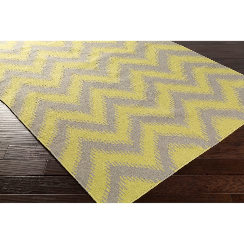 Flatweave Sevran Wool Area Rug