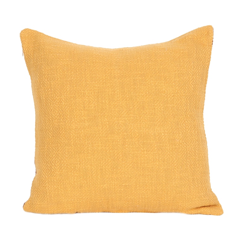 Novica Handmade Warm Geometry Cotton Cushion Covers (Pair)