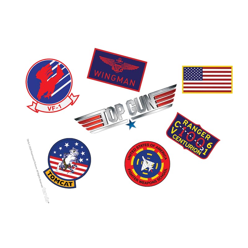Tervis Top Gun Maverick Patch Collage Made in USA Double Walled Insulated Travel Tumbler, Classic